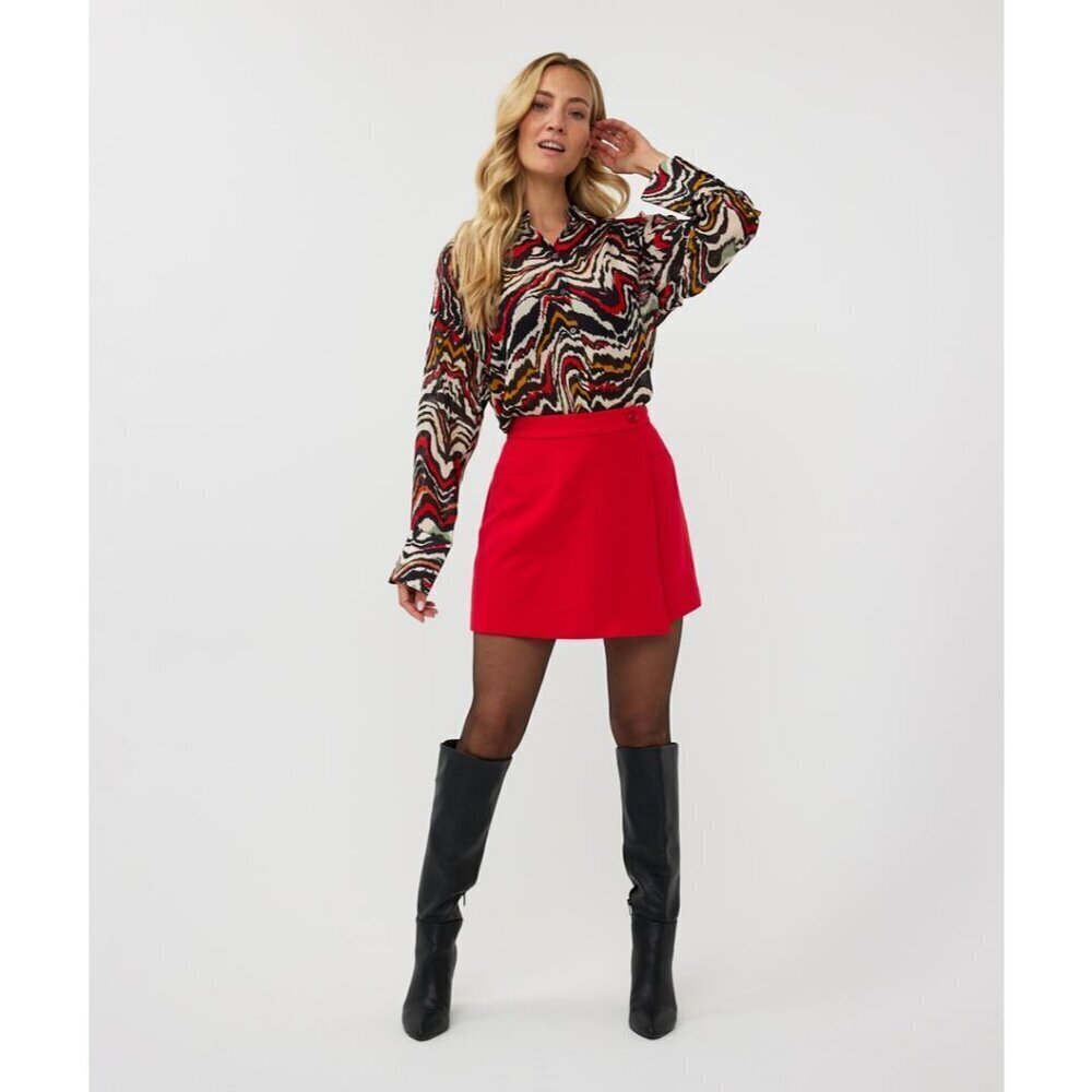 NWT ESQUALO Scarlet Red Skort City